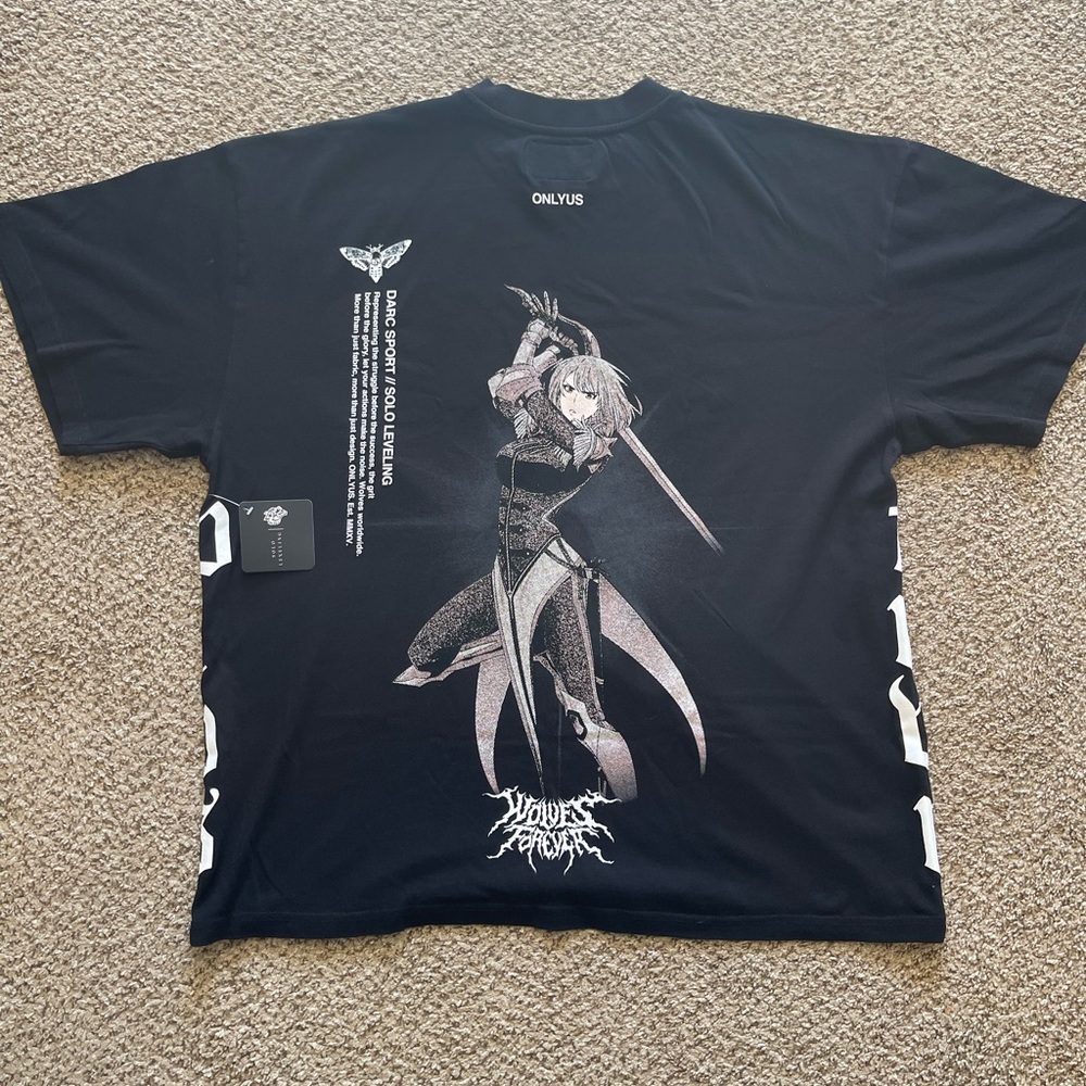 Darc Sport Solo Leveling Cha Hae-In Collab Tee